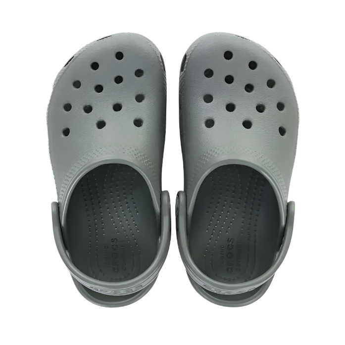 Crocs Unisex Toddler Classic Clog T Slate Grey