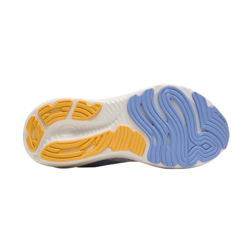 Brooks Womens Trainer Glycerin 22 White/Blue Heron/Apricot