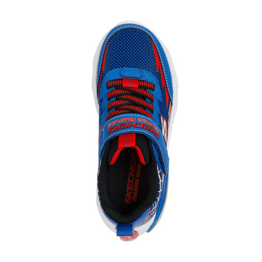 Skechers Boys Trainer Creature-Crawlers Blue/Red