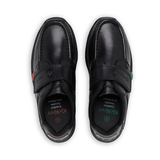 Kickers Junior Boys Shoe Reasan Strap Leather Black