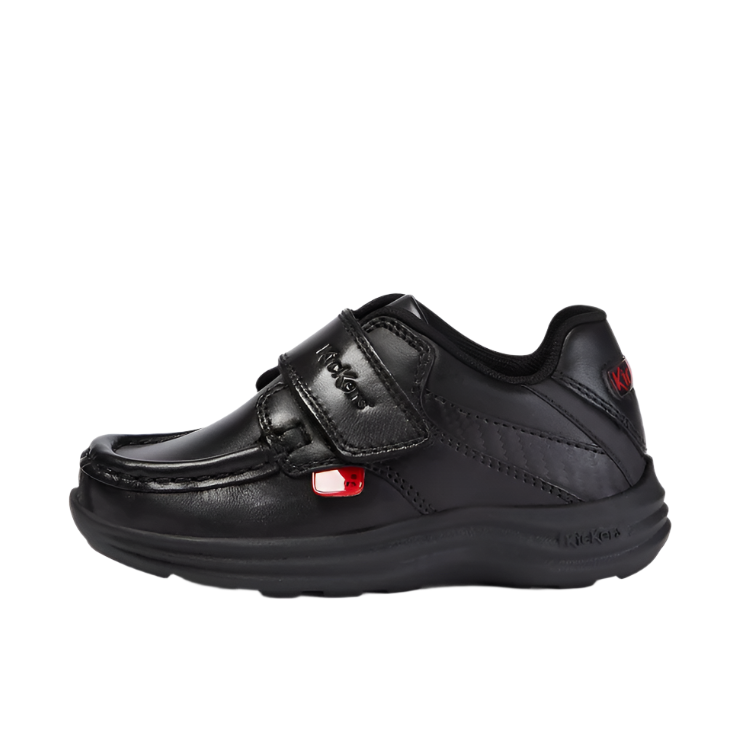 Kickers Infant Boys Shoe Reasan Strap Leather Black