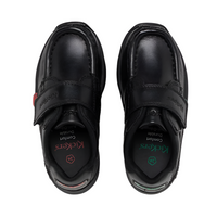 Kickers Infant Boys Shoe Reasan Strap Leather Black