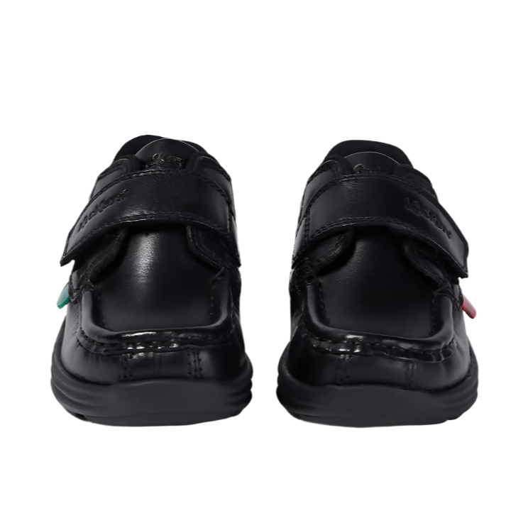 Kickers Infant Boys Shoe Reasan Strap Leather Black