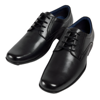POD Mens Shoe Alec Black Leather
