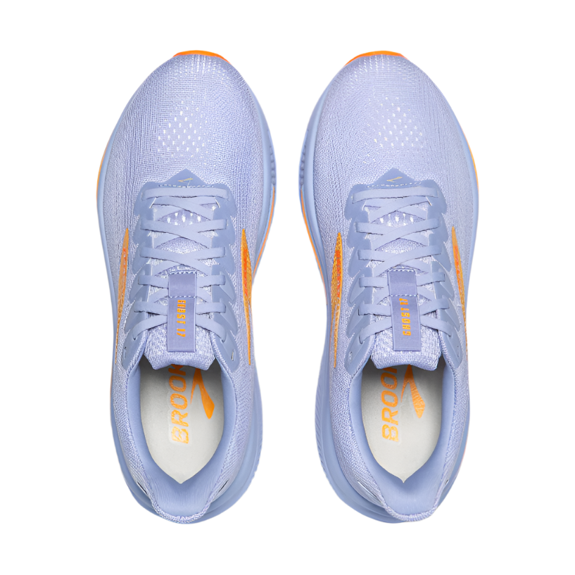 Brooks Womens Trainer Ghost 17 Blue Heron/White/Orange