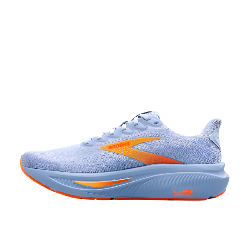 Brooks Womens Trainer Ghost 17 Blue Heron/White/Orange