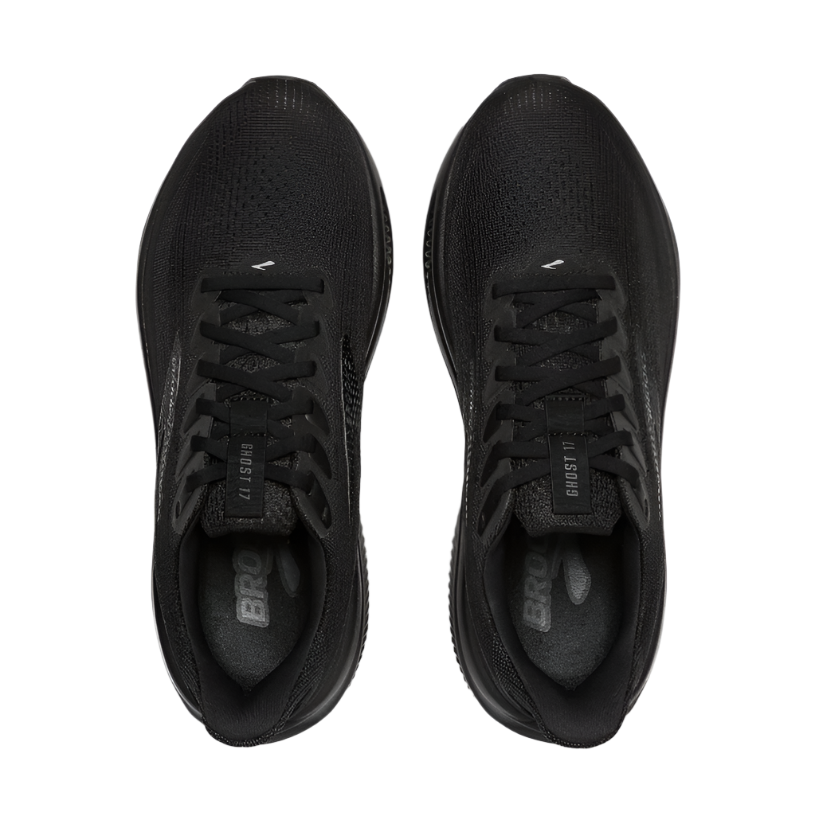 Brooks Womens Trainer Ghost 17 Black/Black/Ebony