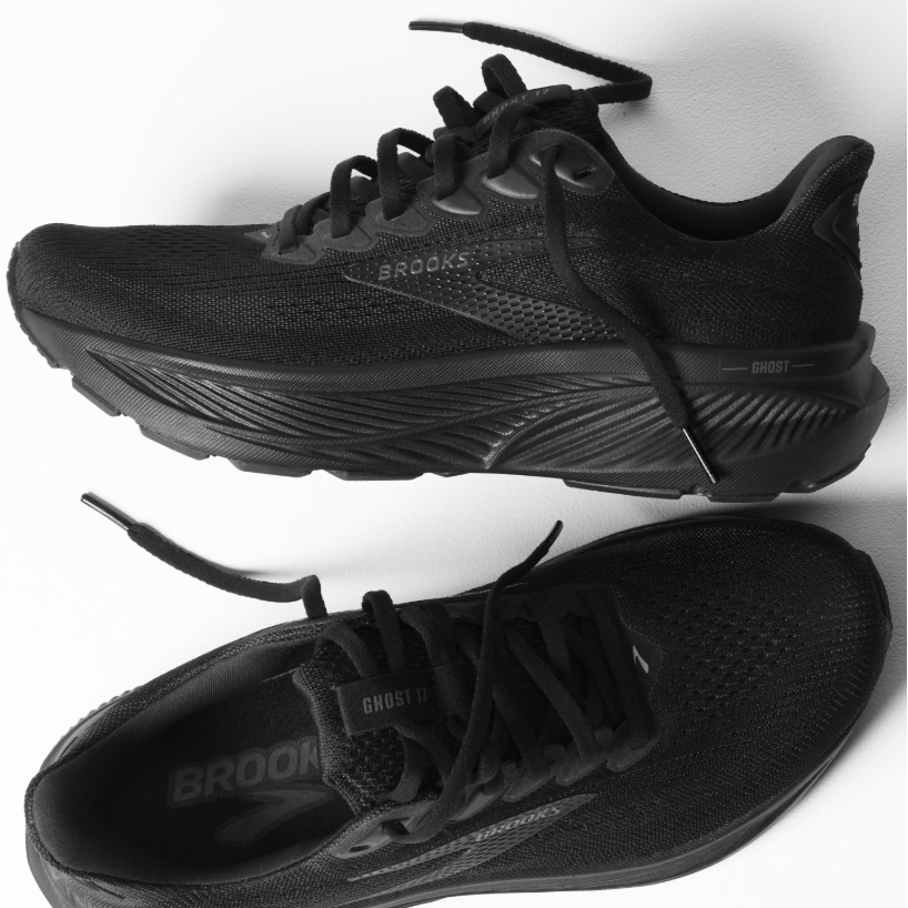 Brooks Womens Trainer Ghost 17 Black/Black/Ebony