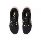 Asics kids' black and red lace-up trainer