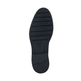 Geox boys' black leather lace-up shoe