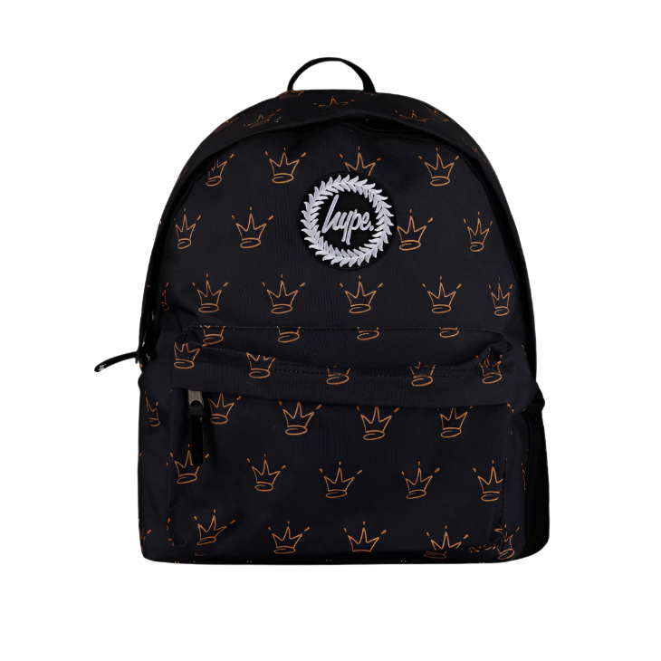 Hype Kids Backpack ZSBS 017 Black King