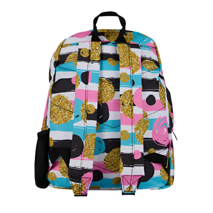 Hype Kids Backpack ZSBS 021 Multi Spots & Stripes
