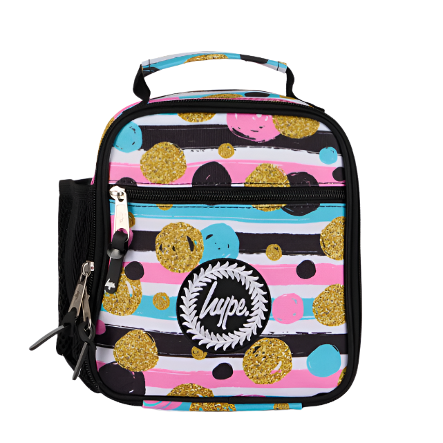Hype Kids Lunch Bag ZSBS Multi Spots & Stripes