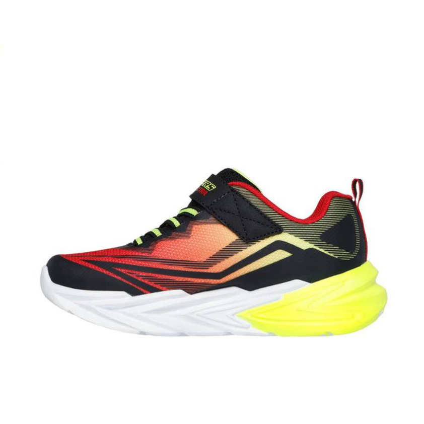 Skechers Boys Trainer S-Lights Flex Glow Ultra Black/Red