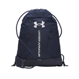 Under Armour Unisex Bag UA Hustle Sackpack Navy/Metallic Silver
