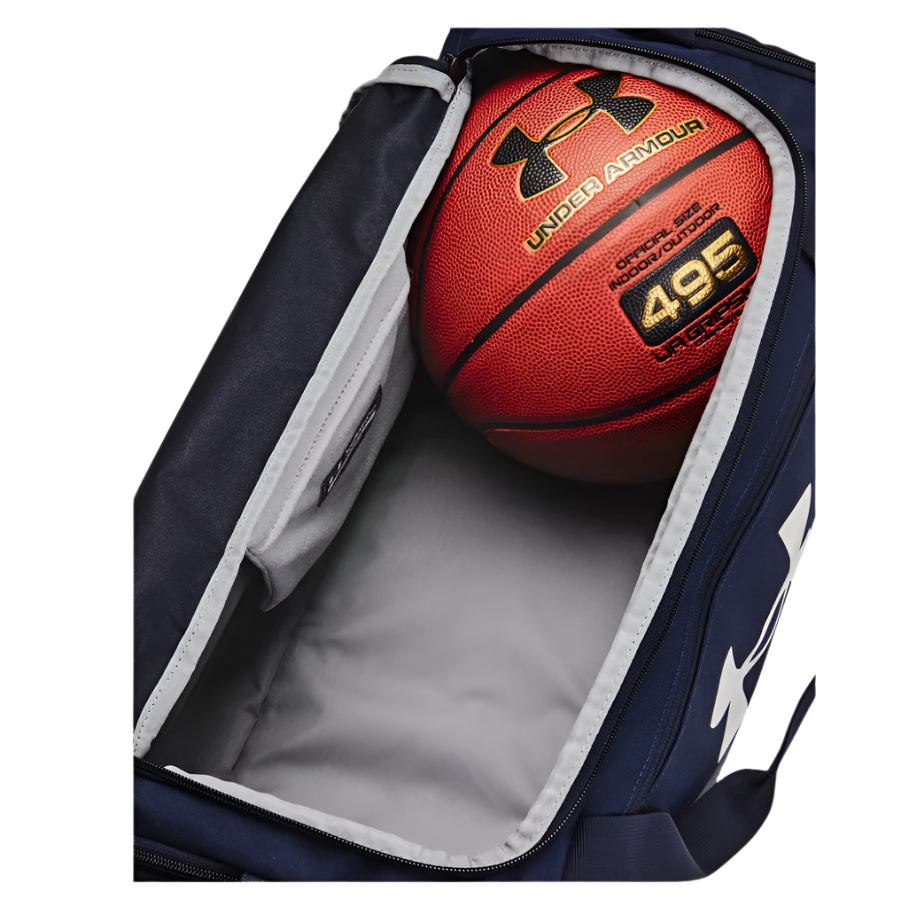 Under Armour Unisex Bag UA Undeniable 5.0 SM Duffle Midnight Navy/Metallic Silver
