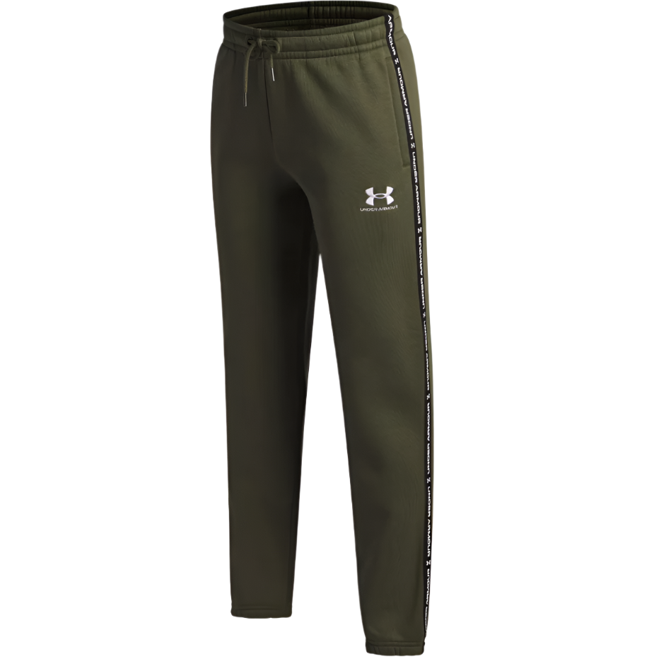 Under Armour Boys Joggers Icon Fleece Taping Marine OD Green/Black