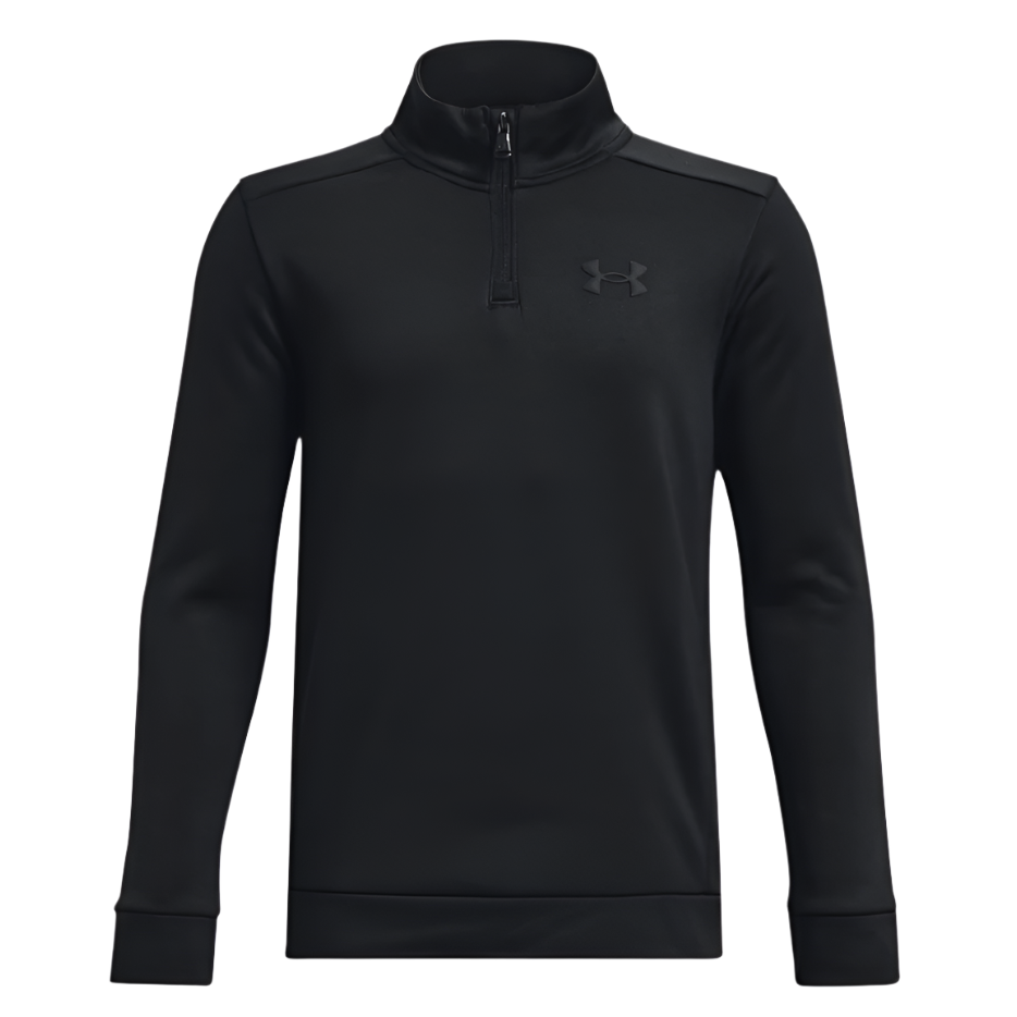 Under Armour Boys Top Armour Fleece ¼ Zip Black