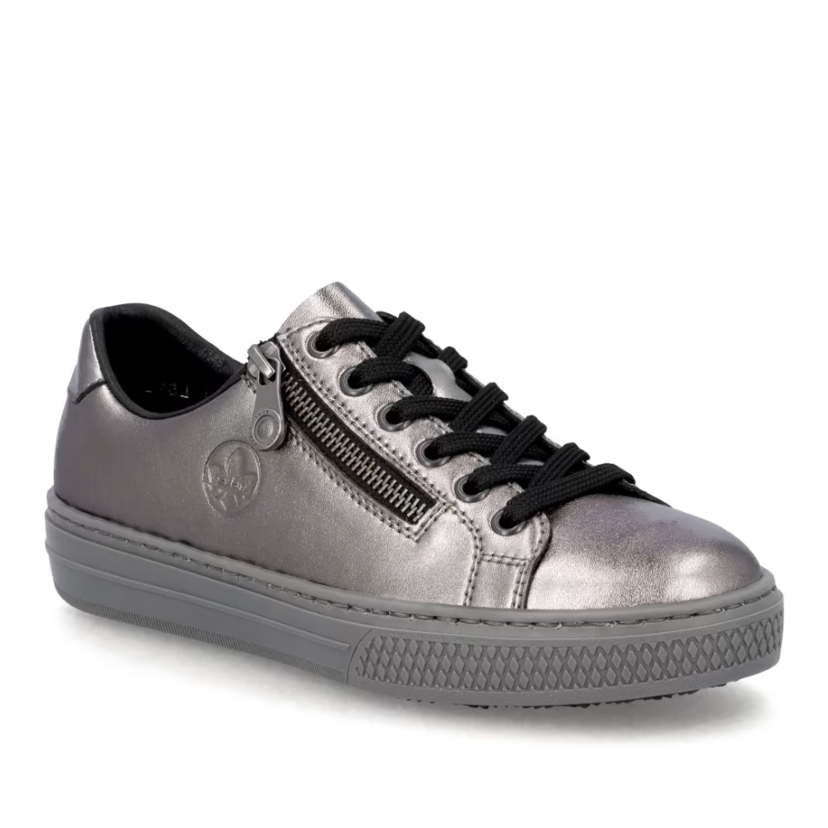 Rieker Womens Shoe L59L1-90 Silver/Platinum
