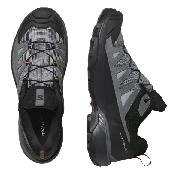 Salomon Mens Trainer X Ultra 360LTR GTX Sharkskin/Castlerock/Kelp