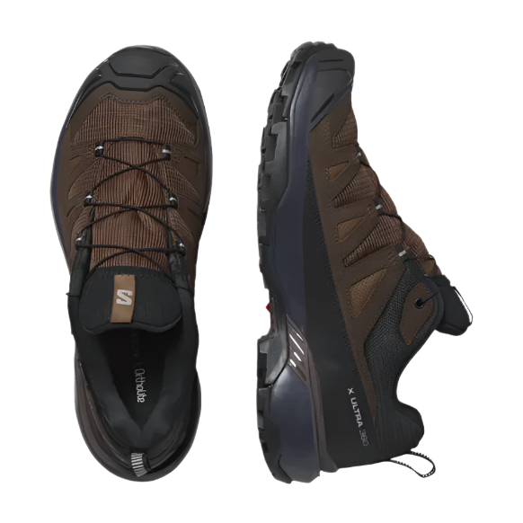 Salomon Mens Trainer X Ultra 360LTR GTX Dark Earth/Delicioso/Sharkskin