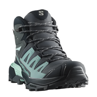 Salomon Womens Boot X Ultra 360 Mid GTX Turbulence/Carbon/Tourmaline