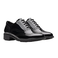 Clarks Womens Shoe Havisham Oak Black Patent