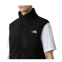 The North Face men's black fleece clothing with zip