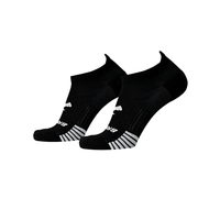 Brooks Unisex Socks 2 Pack Ghost Lite No Show Black