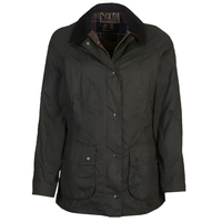 Barbour Womens Wax Jacket Beadnell Olive