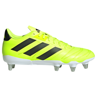 Adidas Mens Rugby Boots Kakari Elite SG Black/Lucid Lemon/Cloud White