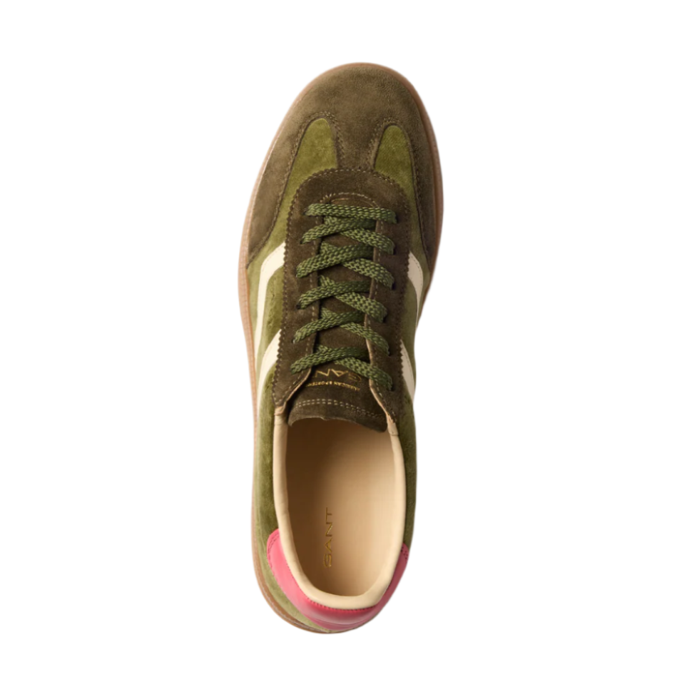 Gant Womens Trainer Cuzima Dark Olive/Rapture Rose