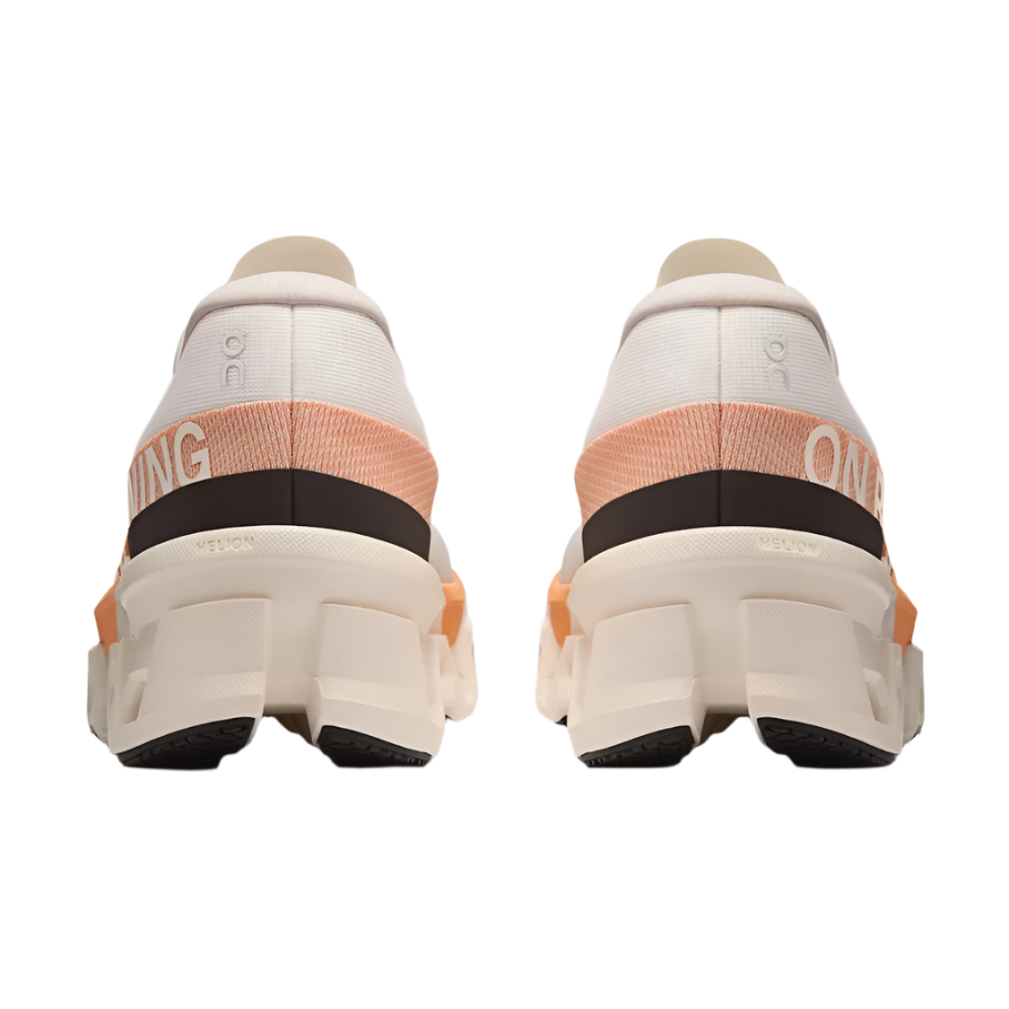 On Womens Trainer Cloudmonster 2 Ivory/Tangerine