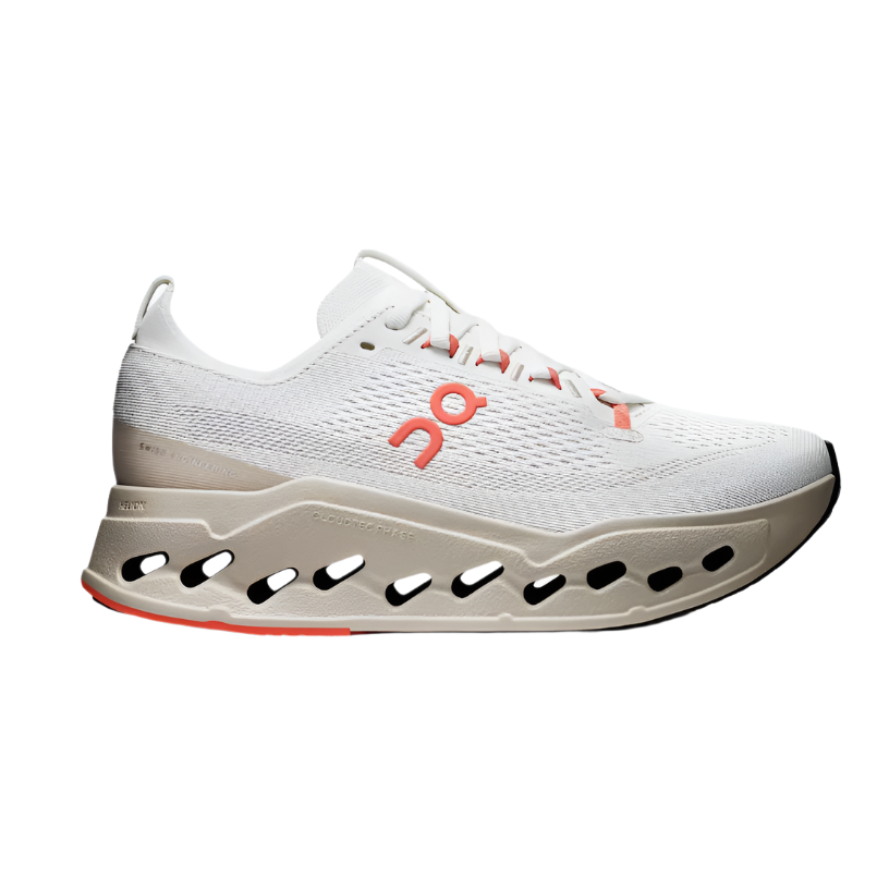 On Womens Trainer Cloudsurfer Max Ivory/Salmon