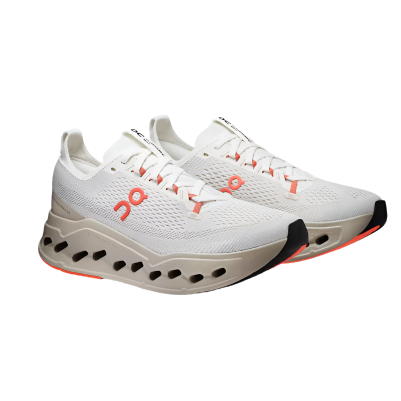 On Womens Trainer Cloudsurfer Max Ivory/Salmon