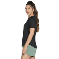 Skechers Womens T-Shirt Go Dri Swift Tee Black
