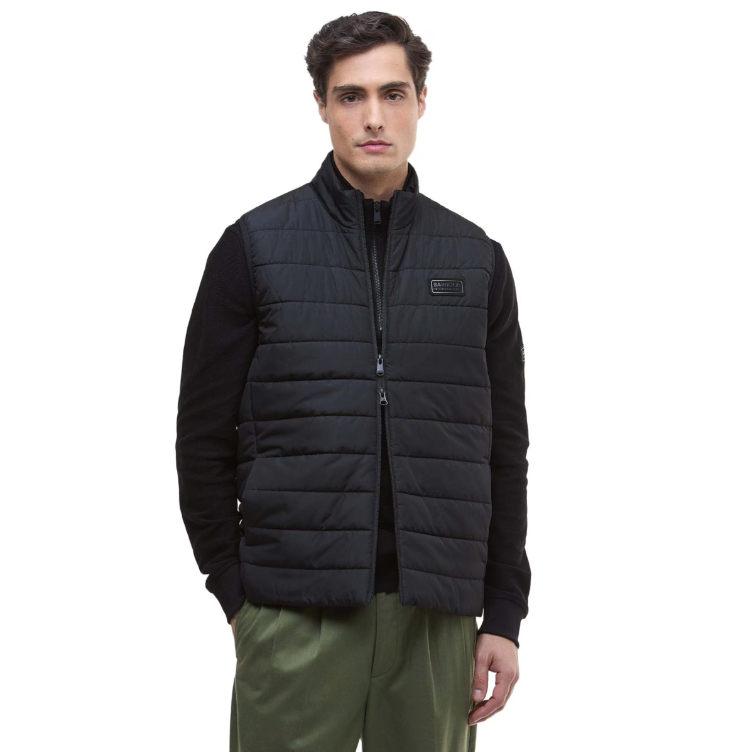 Barbour International men's black clothing