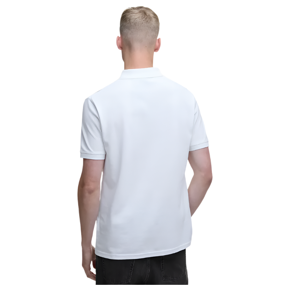 Barbour International Mens Polo Shirt Essential White