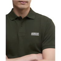 Barbour International Mens Polo Shirt Essential Sage