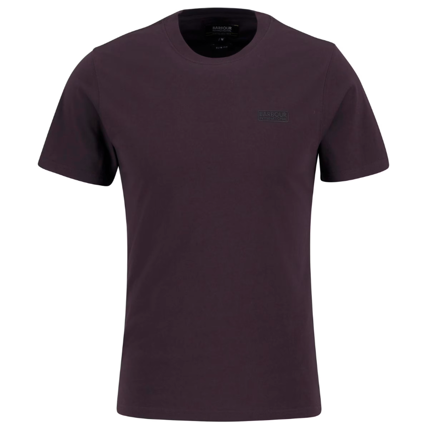 Barbour International Mens Tee Small Logo Java Red