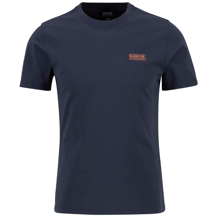 Barbour International Mens Tee Small Logo Dark Navy