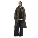 Barbour Womens Jacket Quilted Meredith Olive/Ancient Tartan