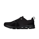 On Running kids' black lace-up trainer