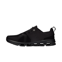 On Running kids' black lace-up trainer