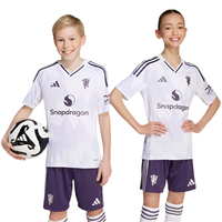 Adidas Manchester United Kids Away Jersey 25/26 White