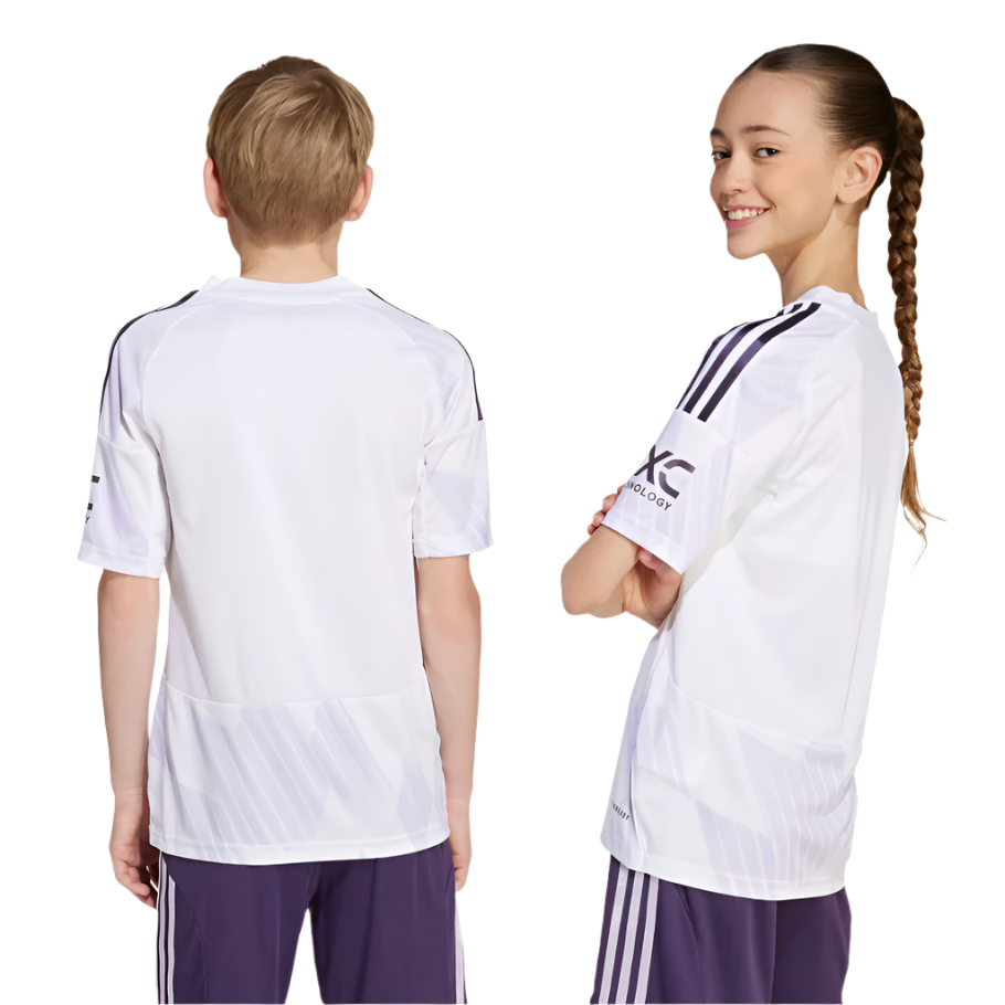 Adidas Manchester United Kids Away Jersey 25/26 White