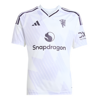 Adidas Manchester United Kids Away Jersey 25/26 White