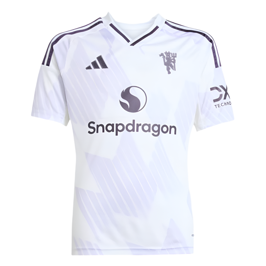 Adidas Manchester United Kids Away Jersey 25/26 White