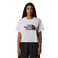 The North Face Womens Tee Easy Relaxed Cropped SS White
