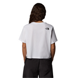 The North Face Womens Tee Easy Relaxed Cropped SS White